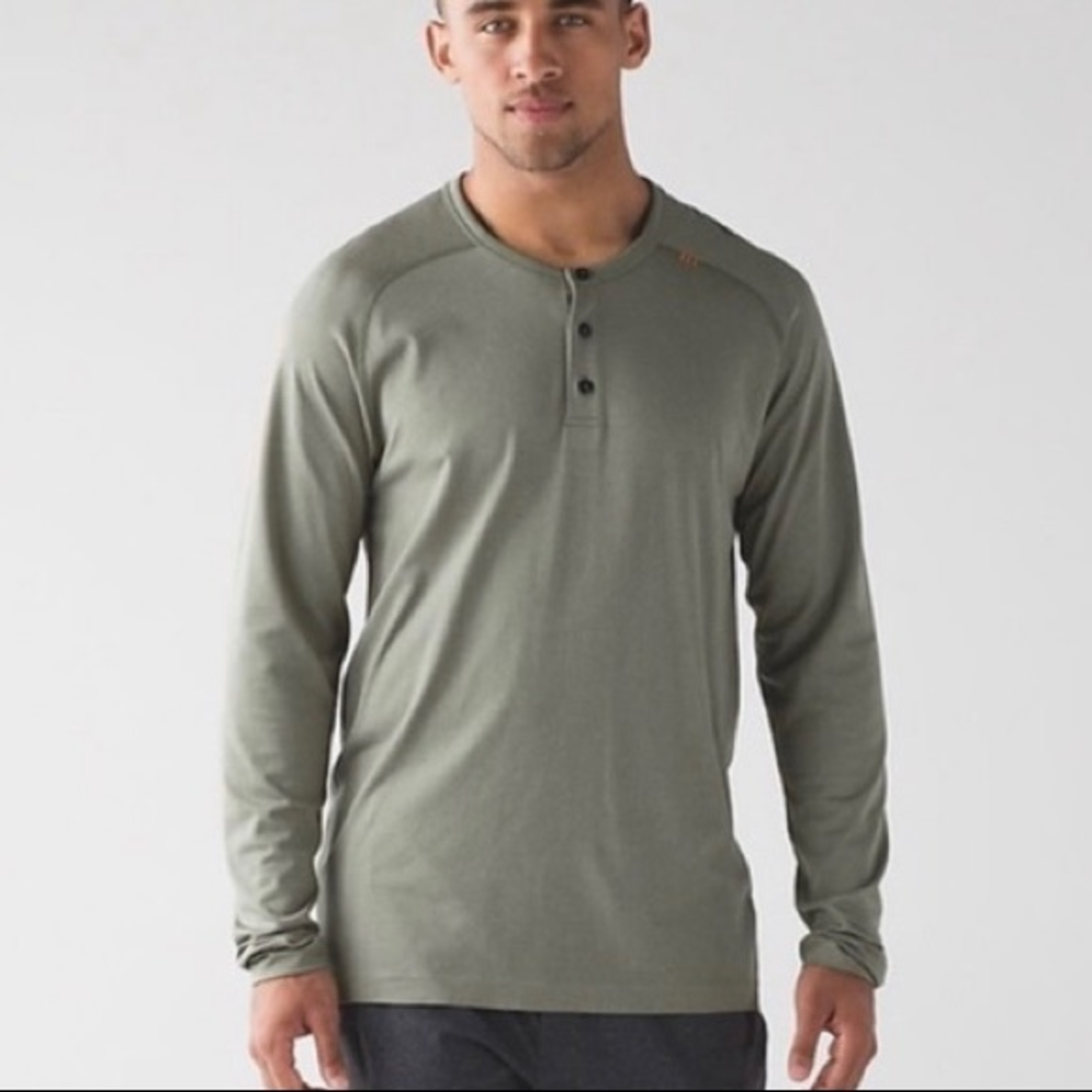 Lululemon Mens Metal Vet Tech Henley